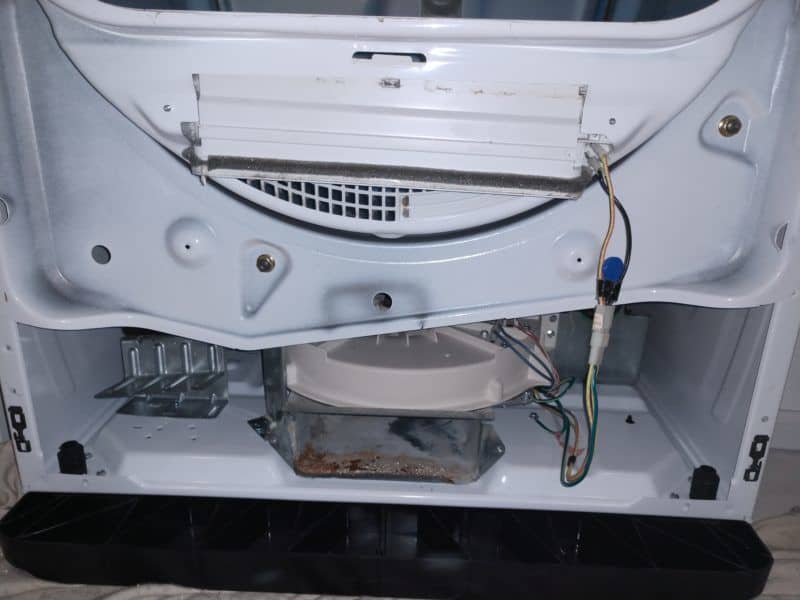 Picture of a dryer in Thurmont, MD after internal cleaning.